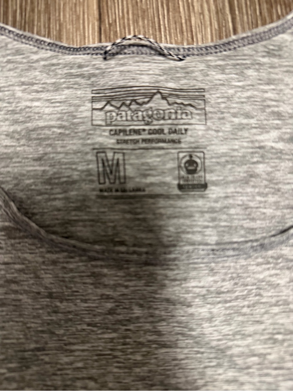 Patagonia Heather Gray Racerback Performance Tank - Picture 4 of 8